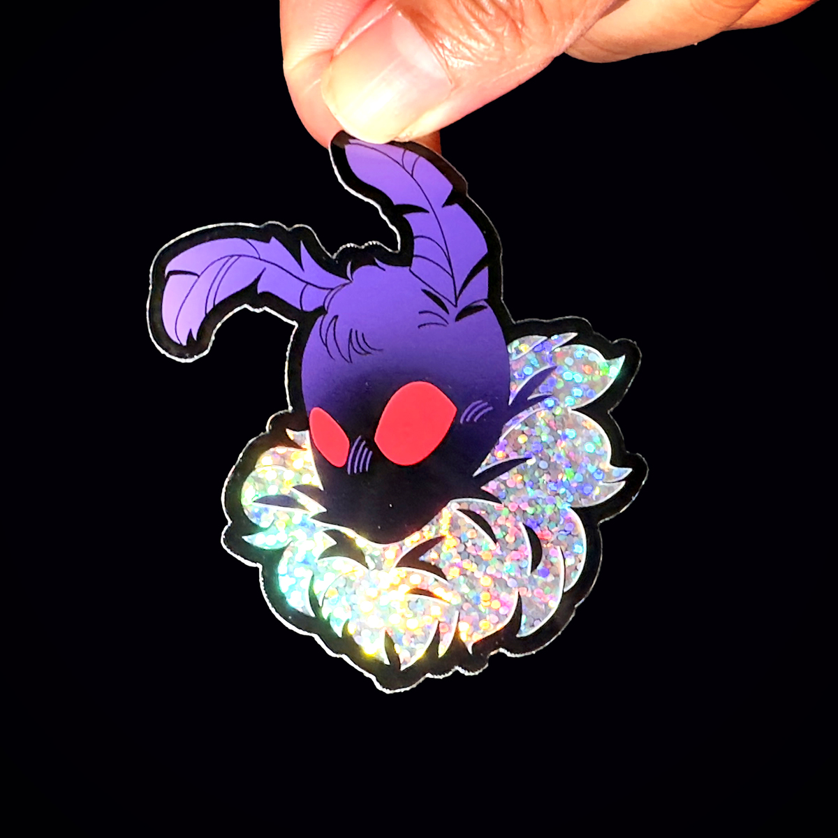 Glittery Fluff Maro Sticker